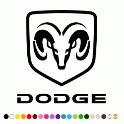 Stickers LOGO DODGE 3