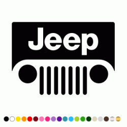 Stickers LOGO JEEP FACE