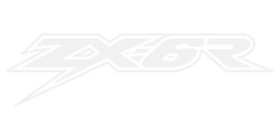 STICKERS LOGO ZX-6R LISERET
