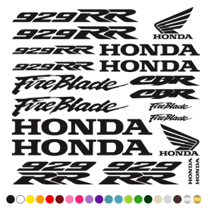 Stickers Kit Honda CBR 929RR Fireblade