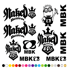 Stickers  KIT BOOSTER MBK NAKED 12