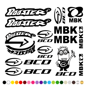 Stickers  KIT BOOSTER MBK BCD